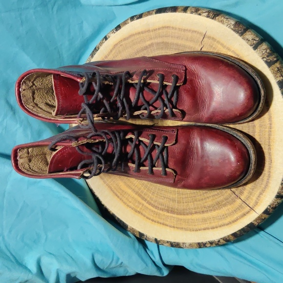 RARE Freebird by Steven Women's Size 8 Charlie Combat Boots Leather - Picture 2 of 14